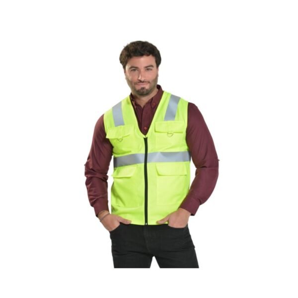 Chaleco-Brigadista-con-Reflejante-Unisex-ZTC01-Amarillo