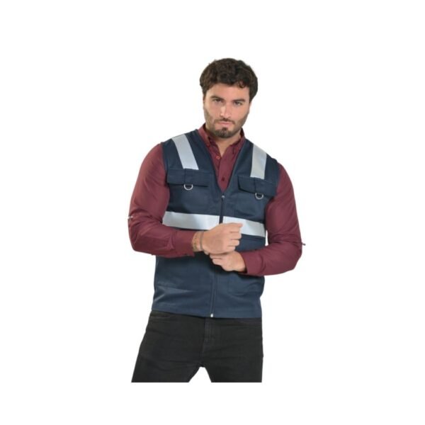 Chaleco-Brigadista-con-Reflejante-Unisex-ZTC01-Azul